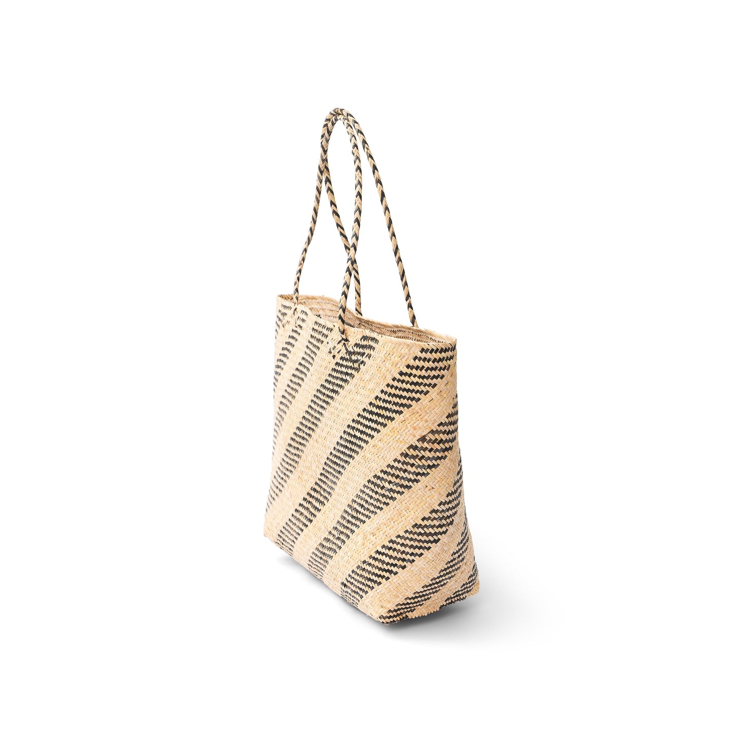 Tote- Rattan Market Tote-Natural