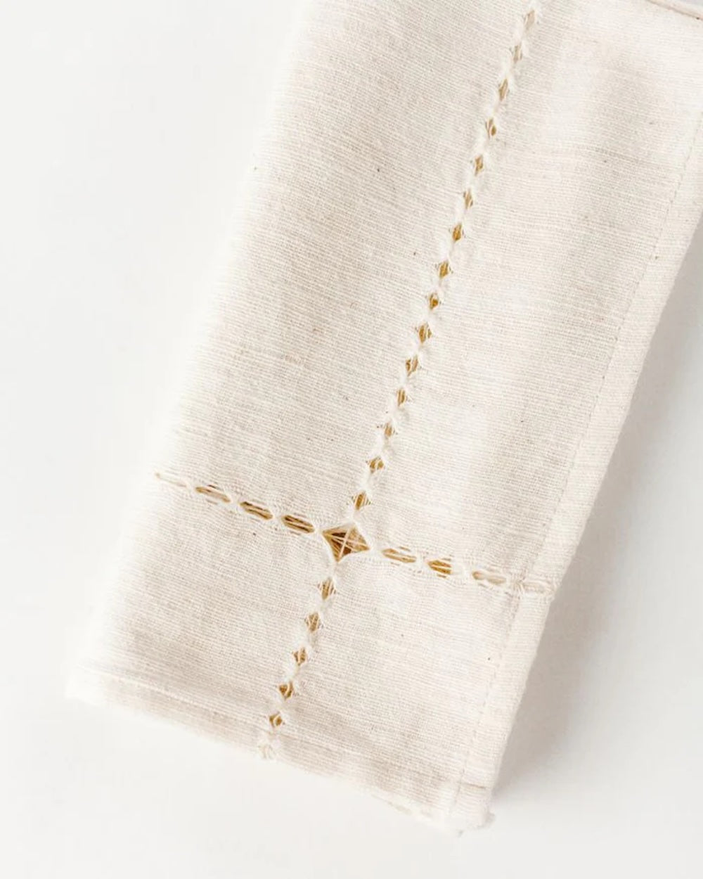 Napkin Set: 4 Pulled Cotton Napkins