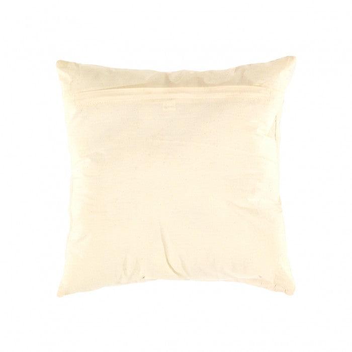 Throw Pillow- Canvello Beige Pure Cotton Throw Pillow - 16" x 16"