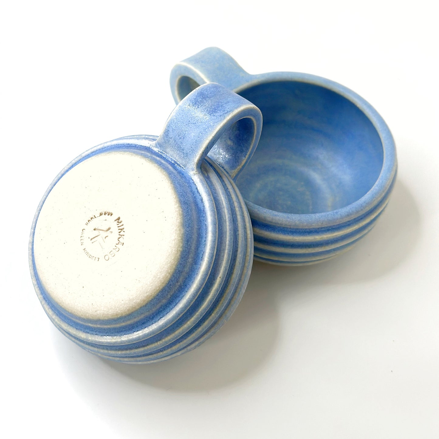 Mugs- Hancrafted Clay HUNNY BLU