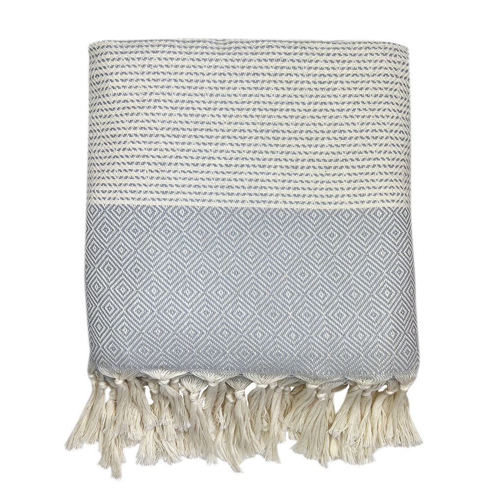 Throw Blanket- Diamond Stripe Turkish Throw