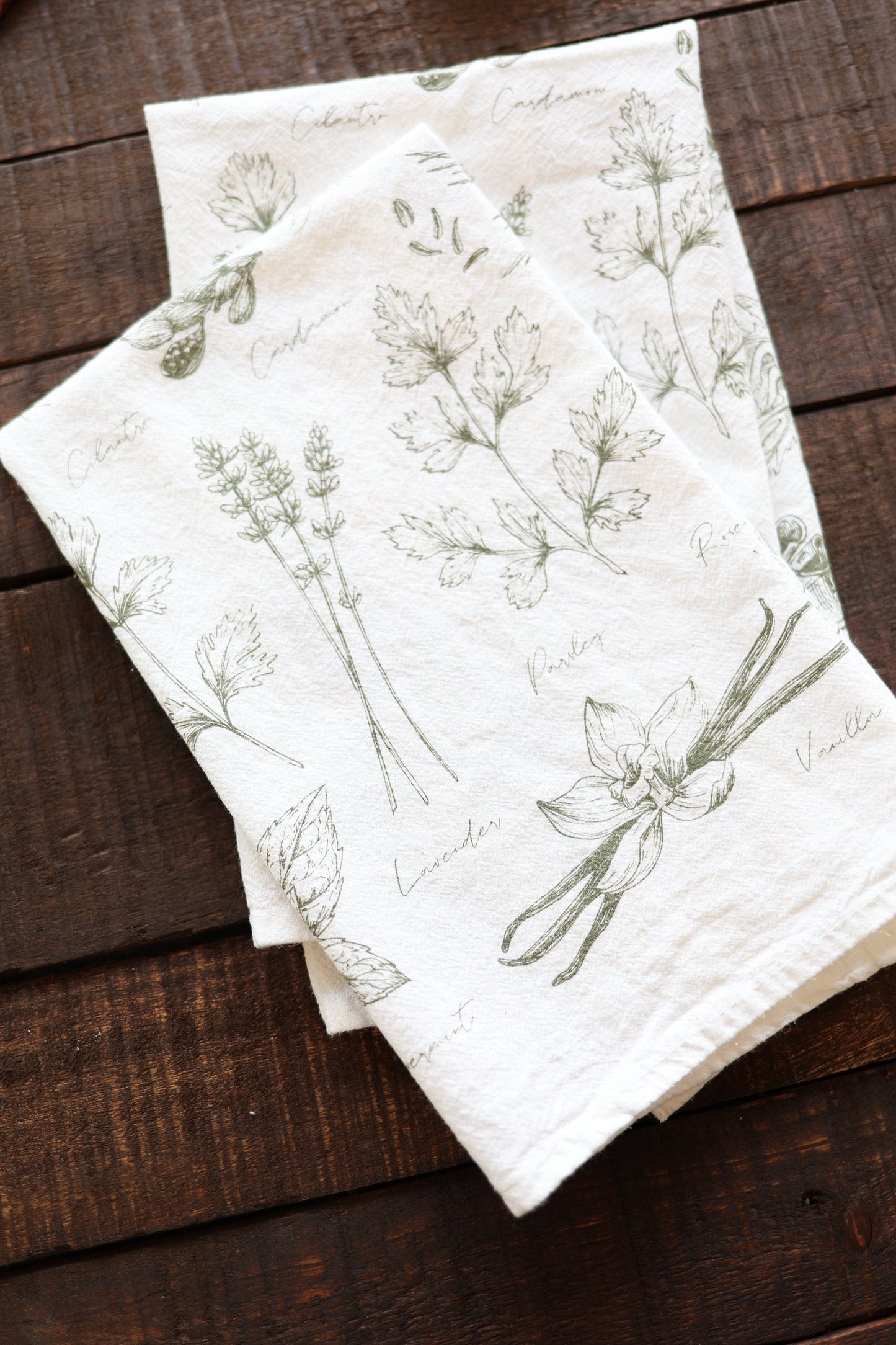 Tea Towel: Kitchen Herbs Tea Towel