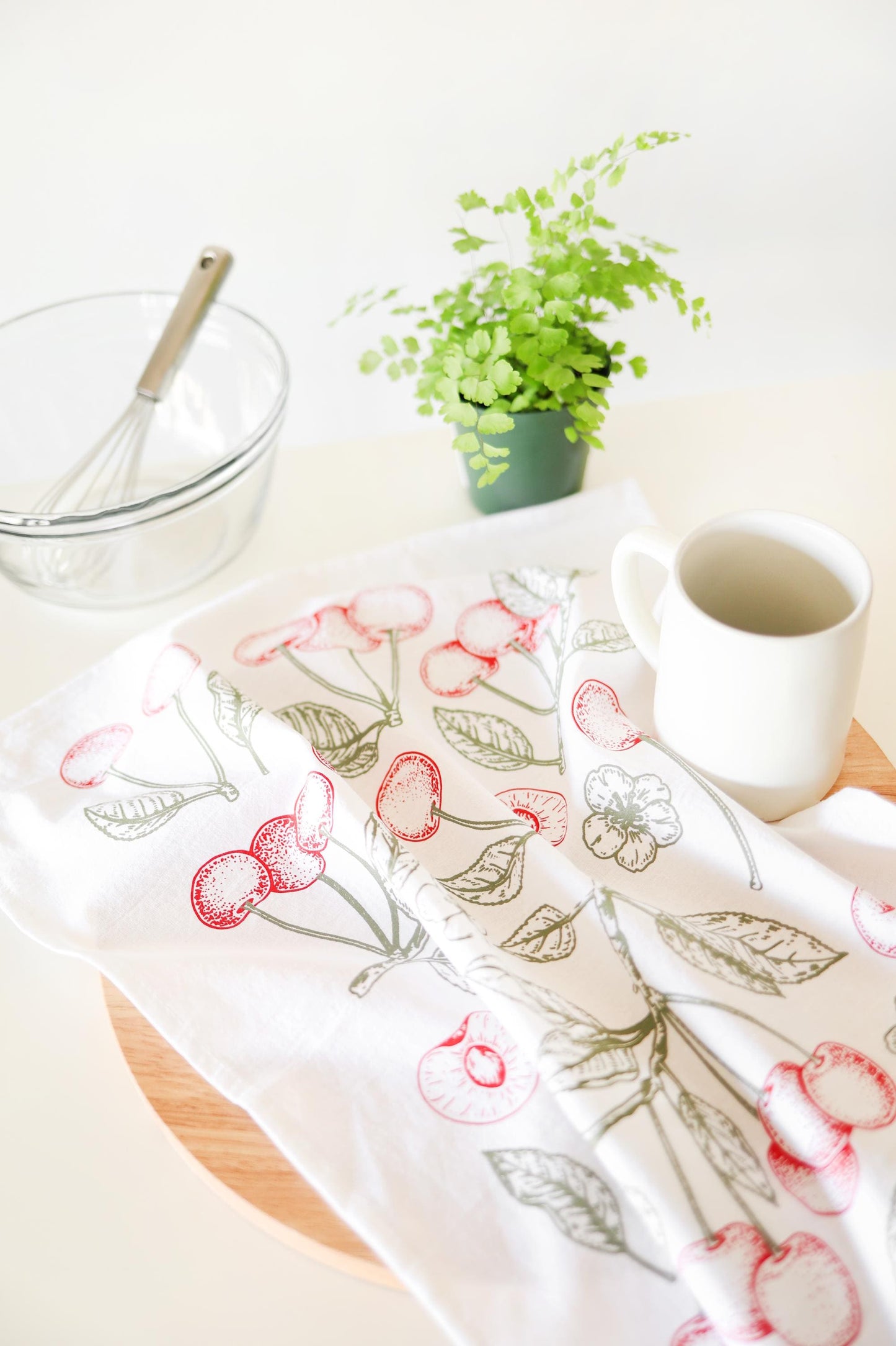 Tea Towel: Cherry