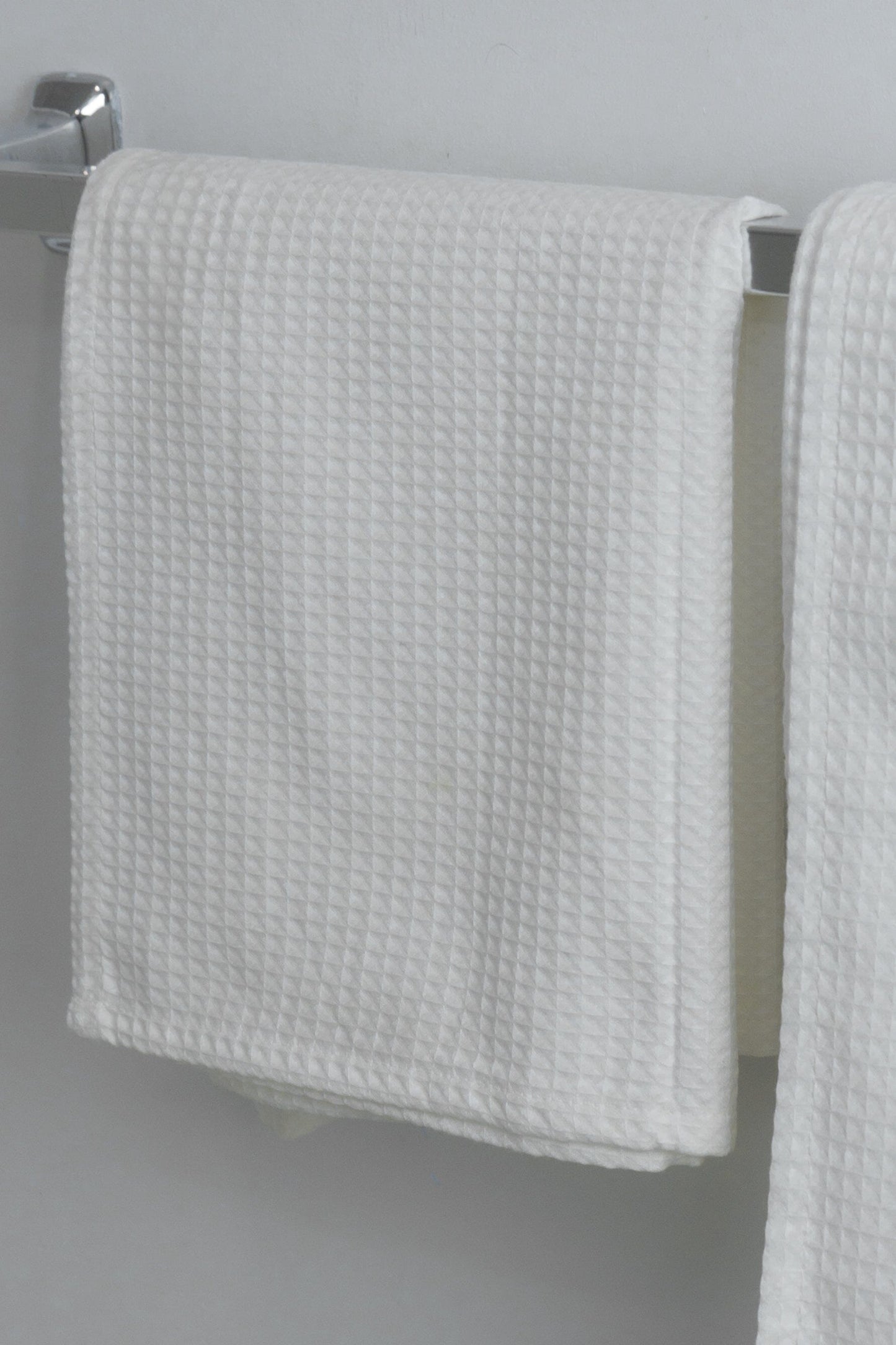 Bath- Organic Cotton Waffle Bathroom Towels
