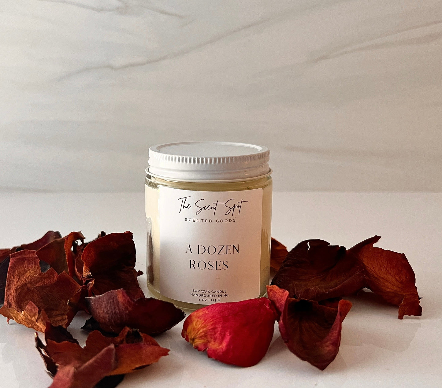 Soy Candle- A Dozen Roses Candle