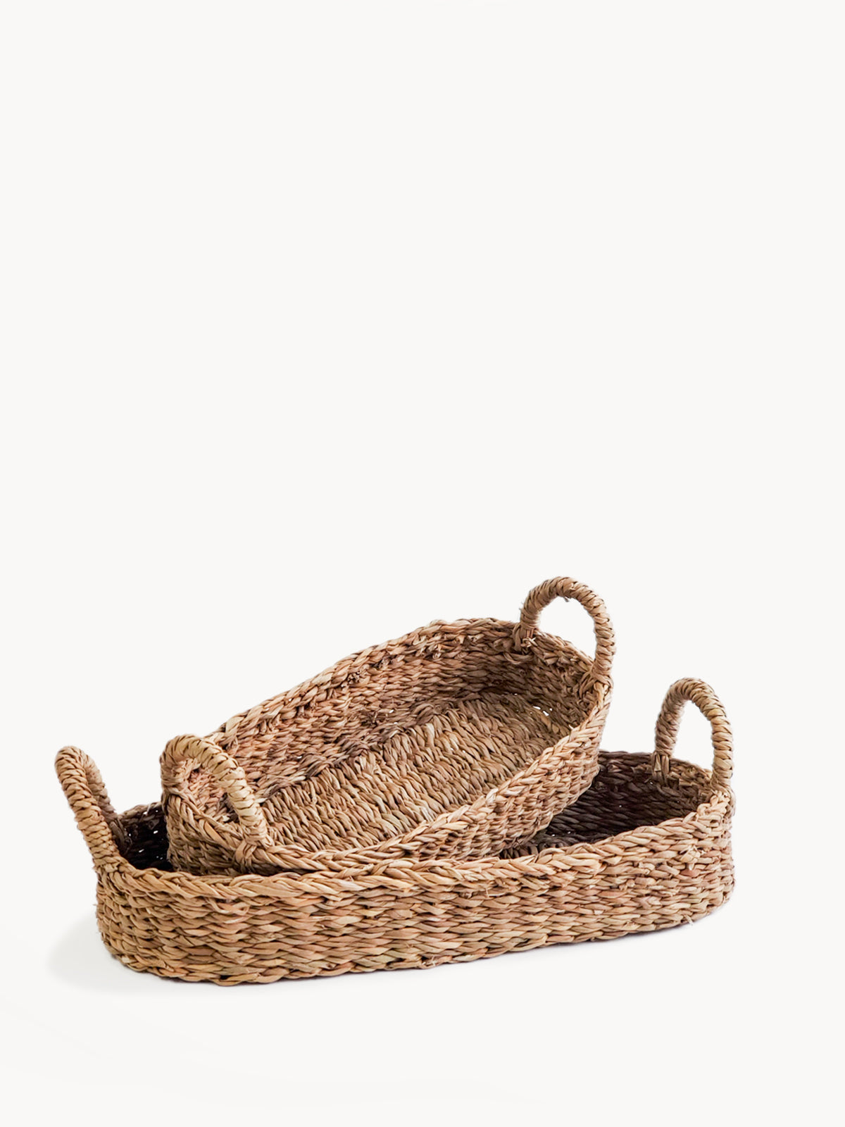Basket- with Natural Handle