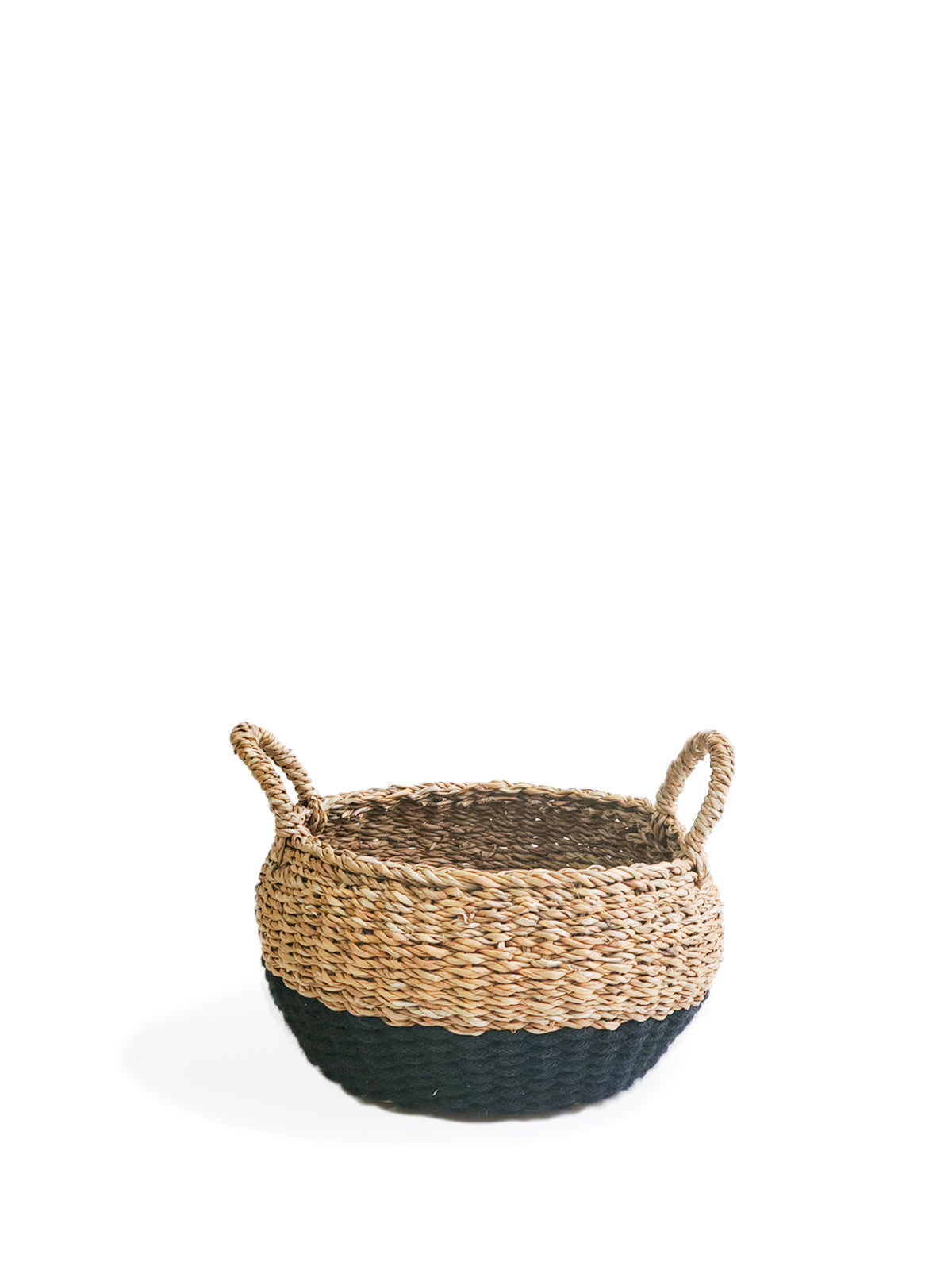Basket- Ula Floor Basket - Black