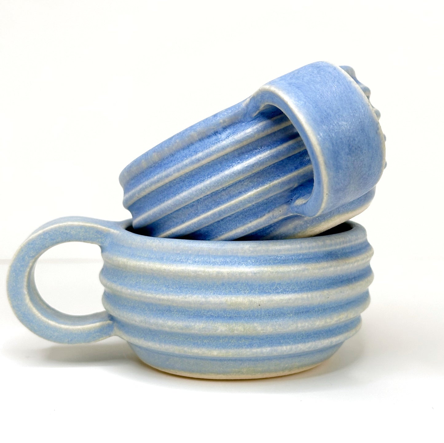 Mugs- Hancrafted Clay HUNNY BLU