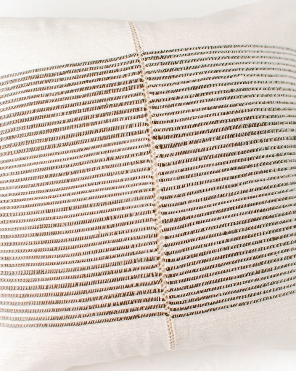 Throw Pillow Cover 18" Riviera Hand-Stitch