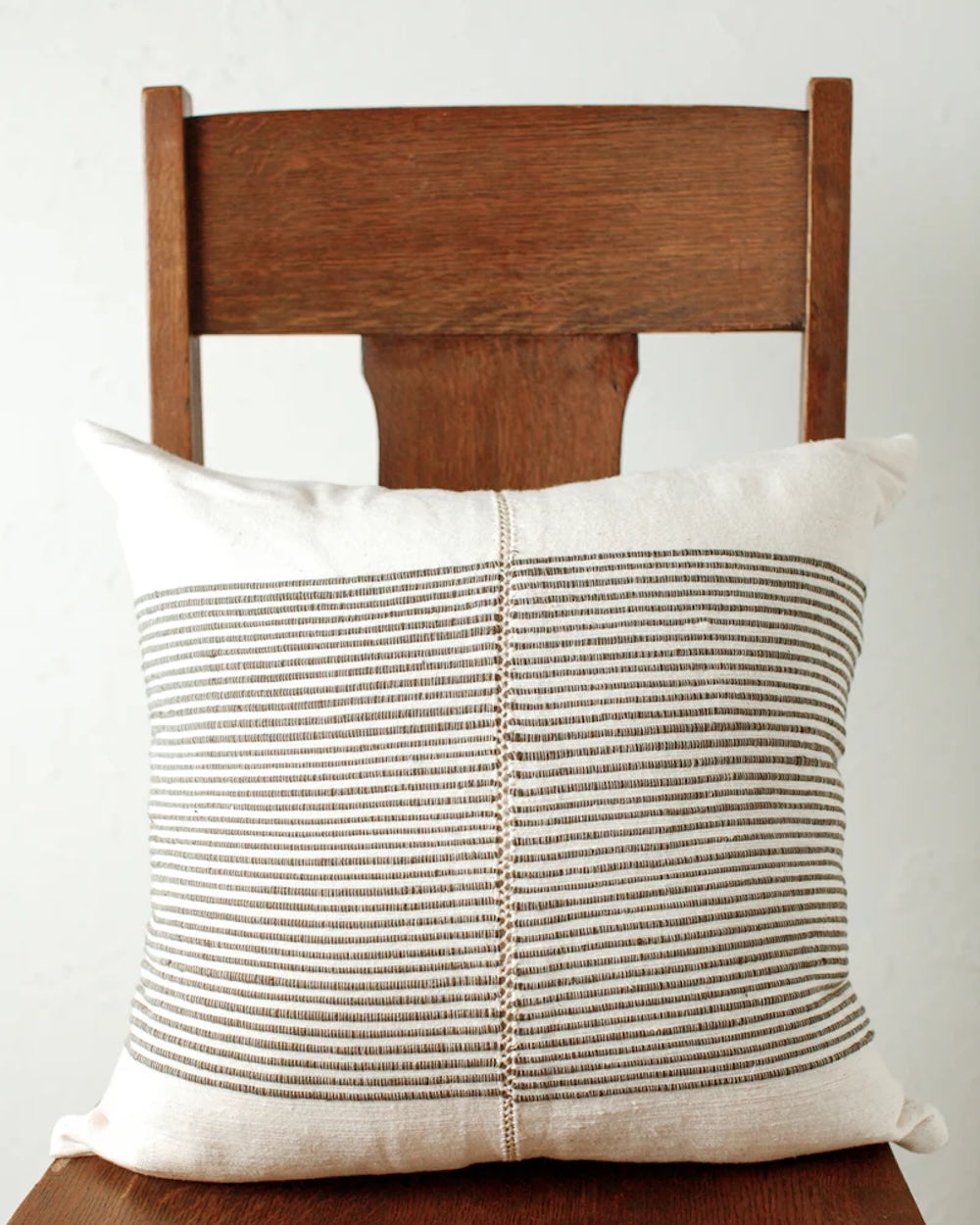 Throw Pillow Cover 18" Riviera Hand-Stitch