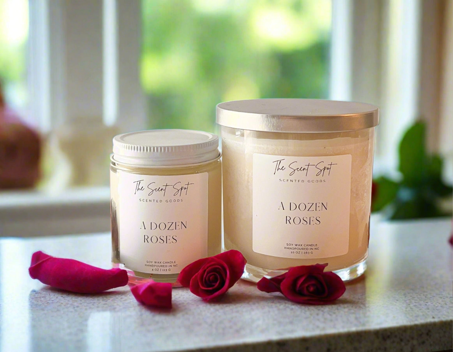 Soy Candle- A Dozen Roses Candle