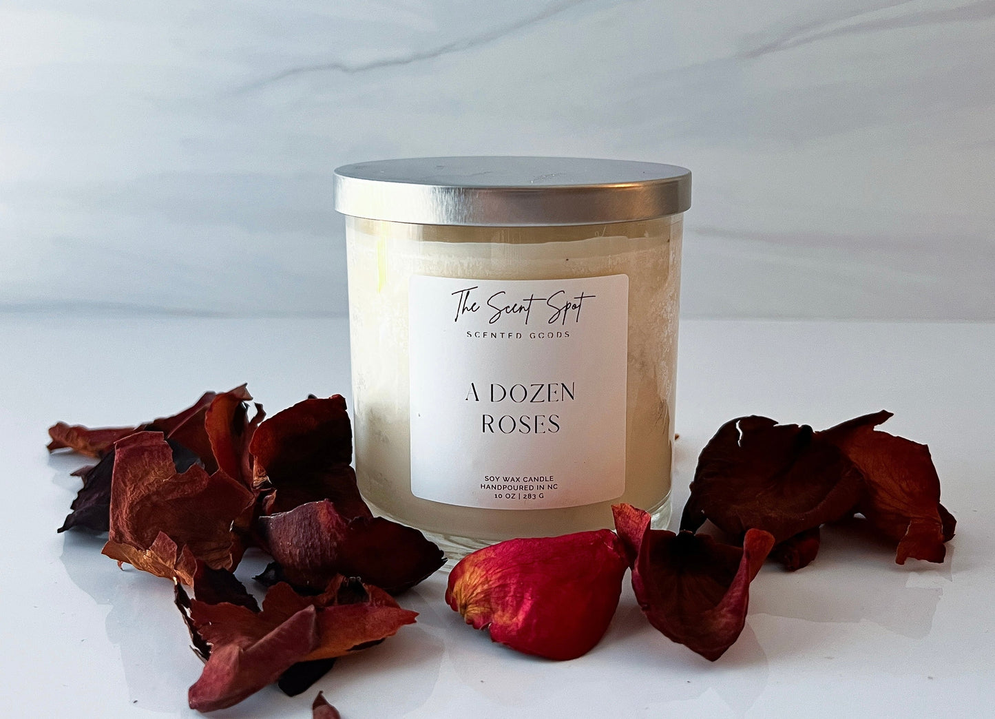 Soy Candle- A Dozen Roses Candle