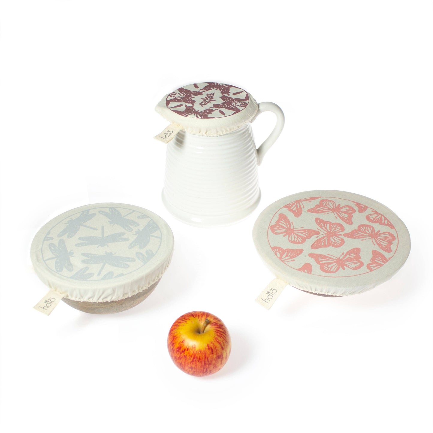 Dish and Bowl Cover Small Set of 3 Butterflies