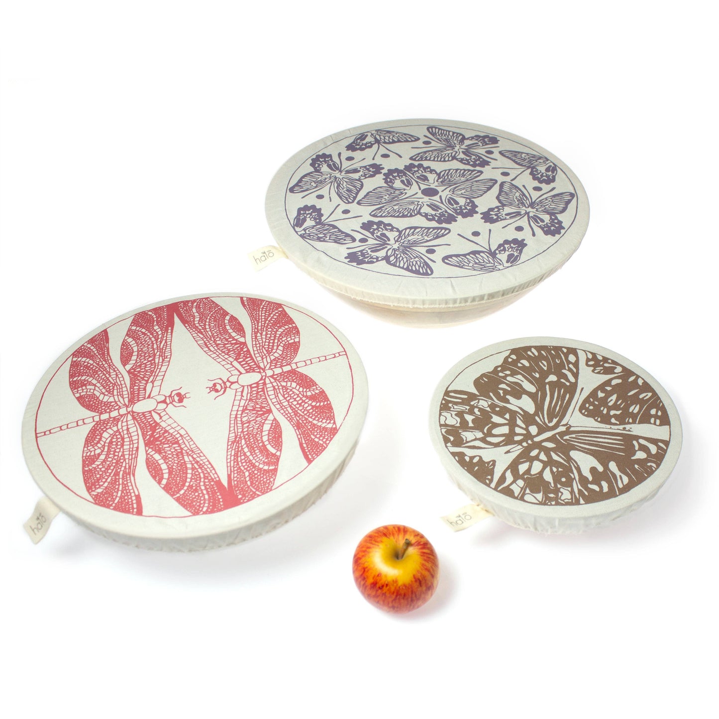 Dish and Bowl Cover Butterfly (Large Set of 3)