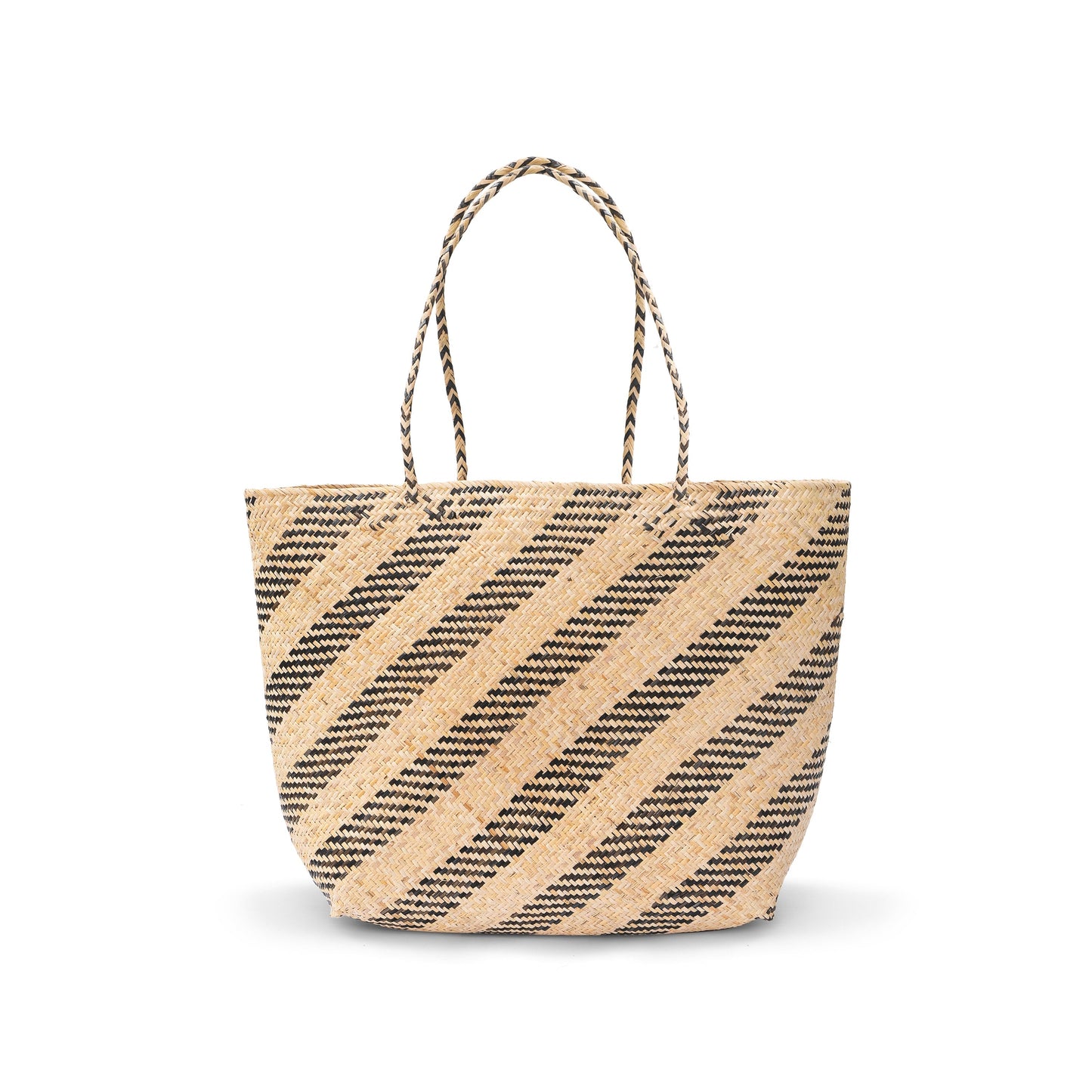 Tote- Rattan Market Tote-Natural