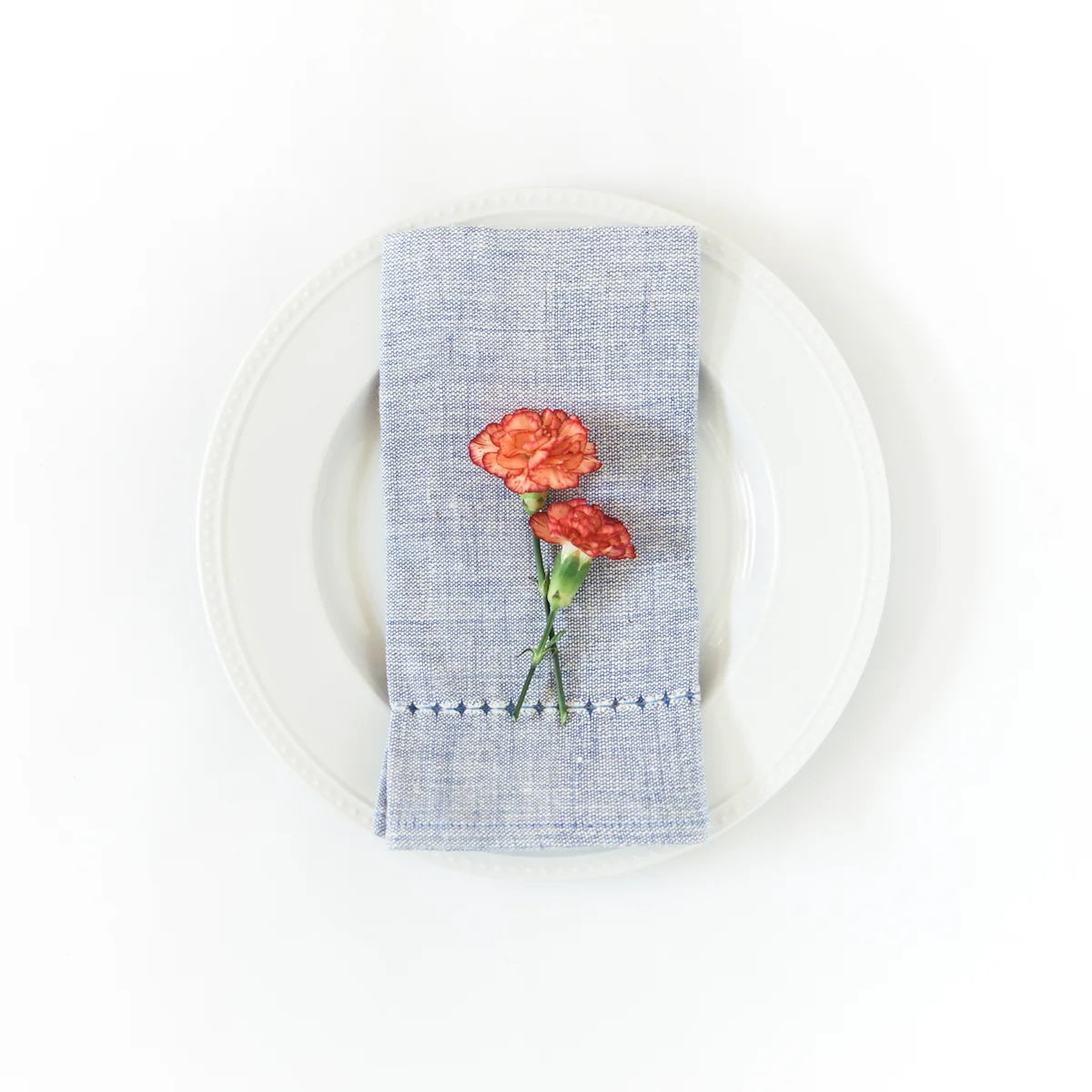 Napkin Set: 4 Pulled Cotton Napkins