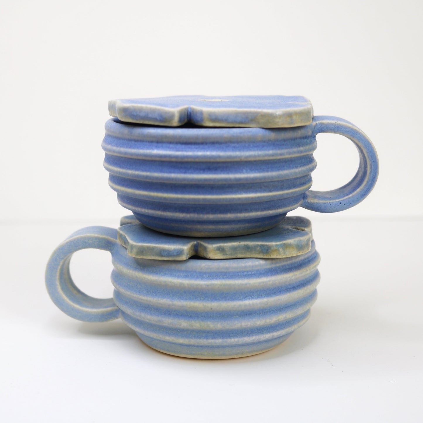 Mugs- Hancrafted Clay HUNNY BLU