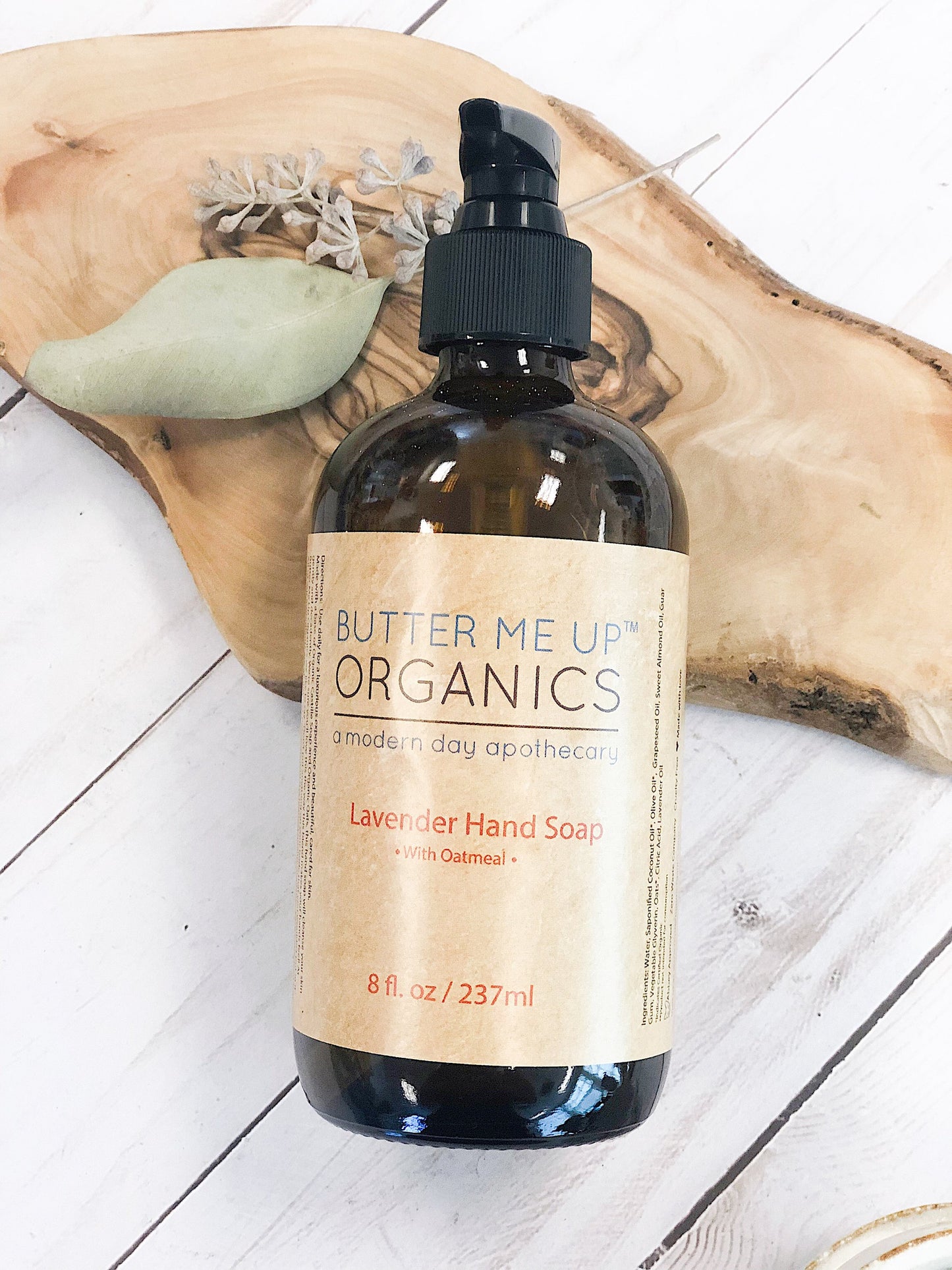 Butter Me Up Organics- Oatmeal Hand Soap