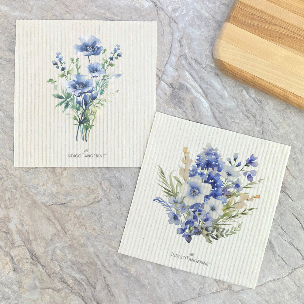 Swedish Dish Cloth- 2pk Pine Branches, Pinecones