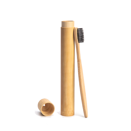Bath-Bamboo Toothbrush Travel Case