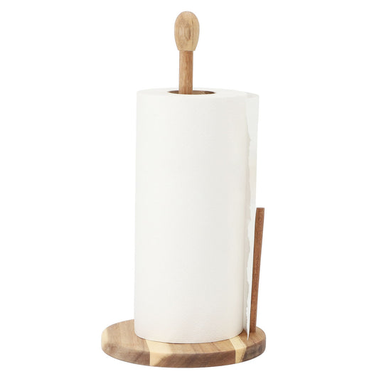 Acacia Wood Paper Towel Holder