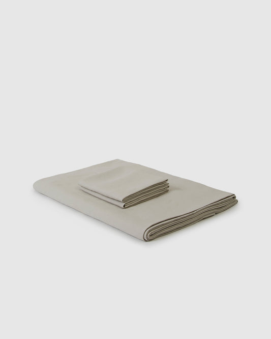 Bedding- Marcel Linen Duvet Set - Dove