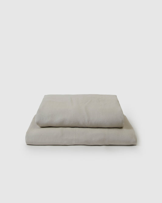 Bedding- Marcel Linen Sheets - Dove