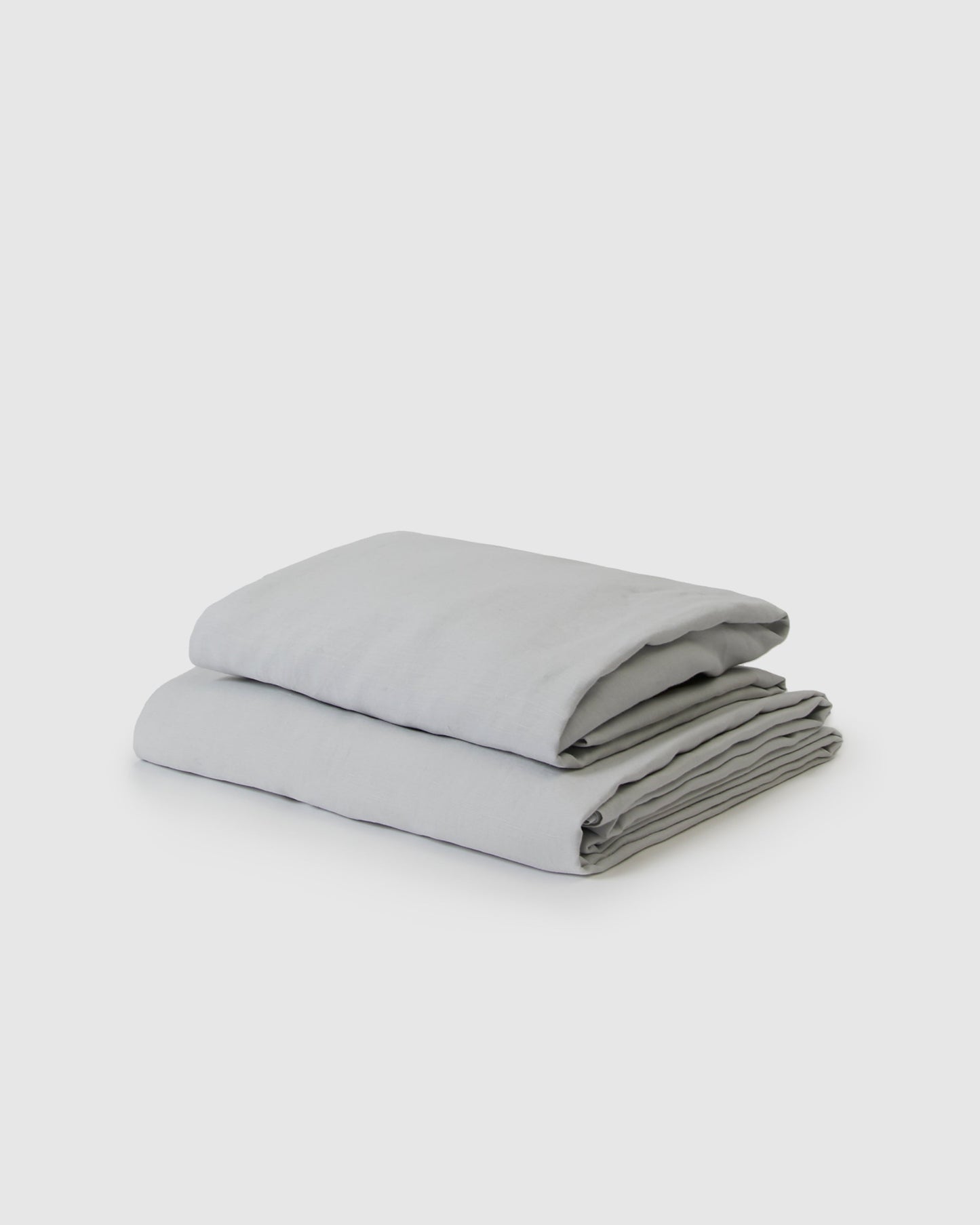 Bedding- Marcel Linen Sheets - Glacier