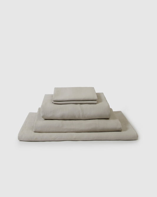 Bedding- Marcel Linen Collection Set - Dove