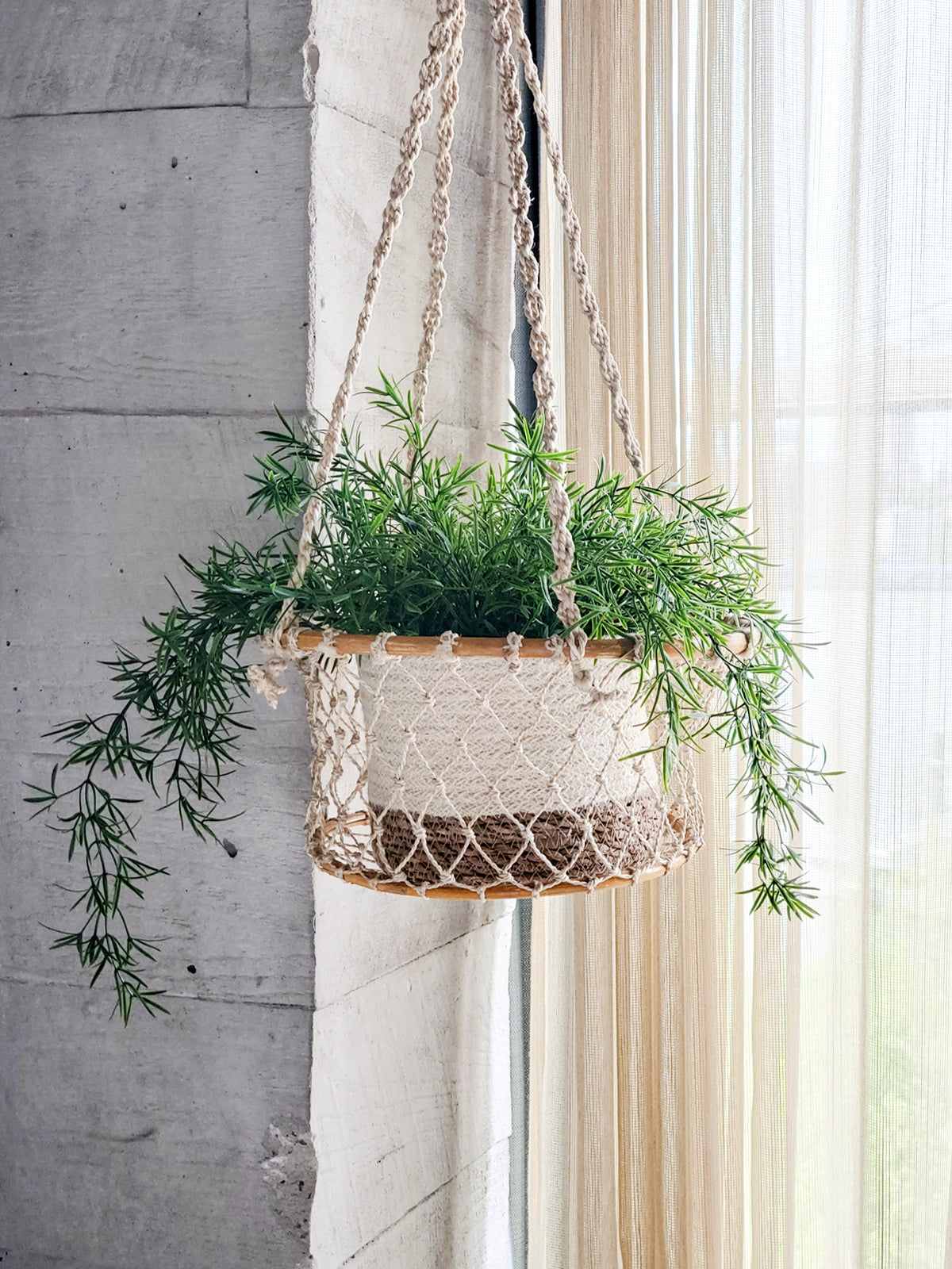 Basket- Jhuri Single Hanging Basket