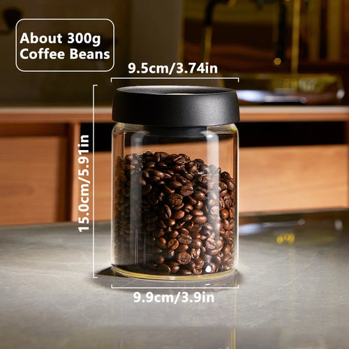 Glass Jars- Vacuum Sealed Coffee/Food Storage Jar