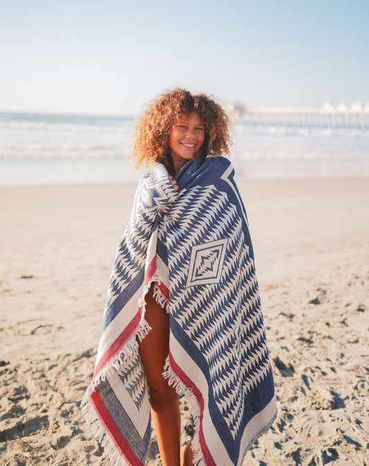 Throw Blanket - Aztec Turkish Cotton