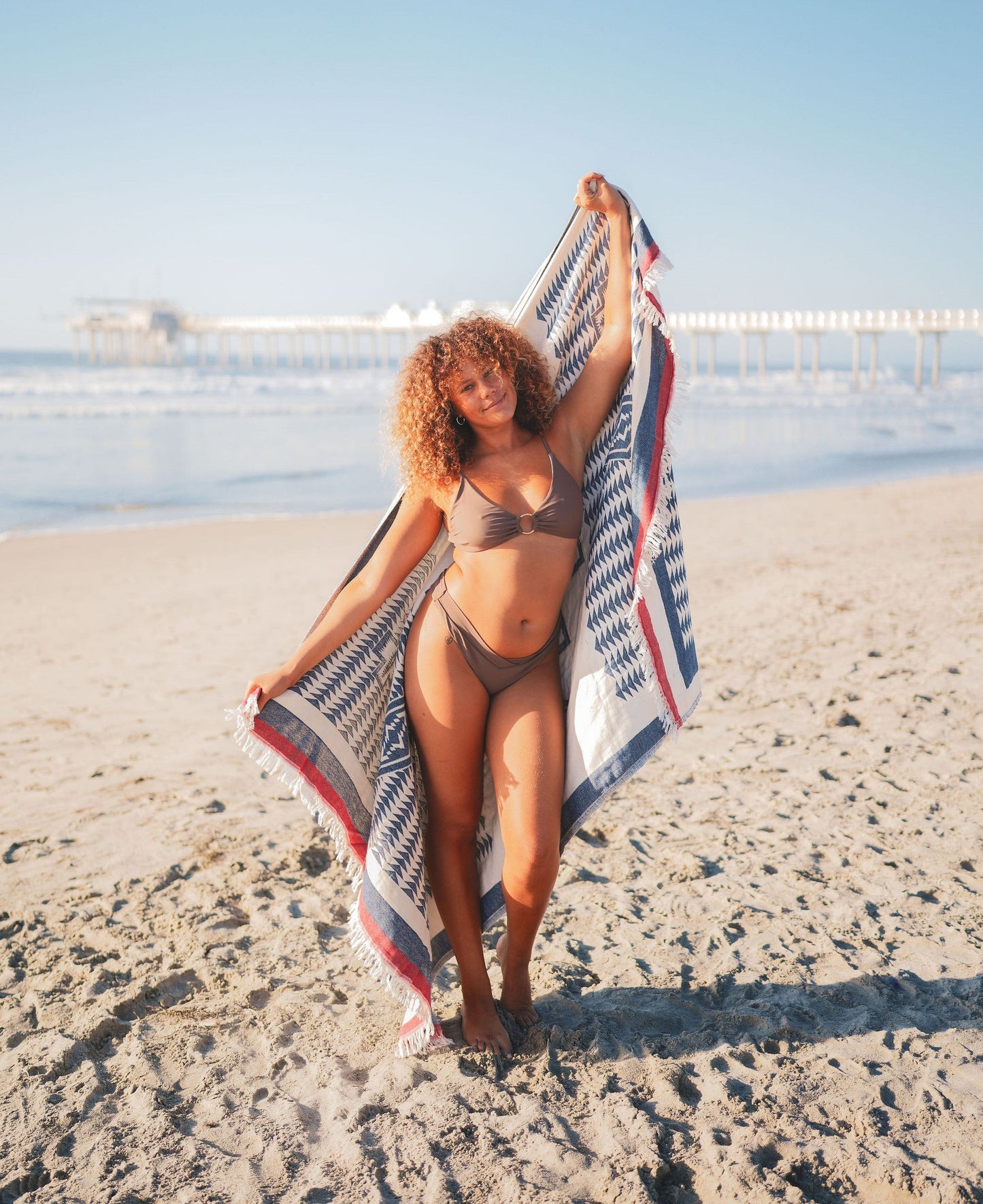 Throw Blanket - Aztec Turkish Cotton