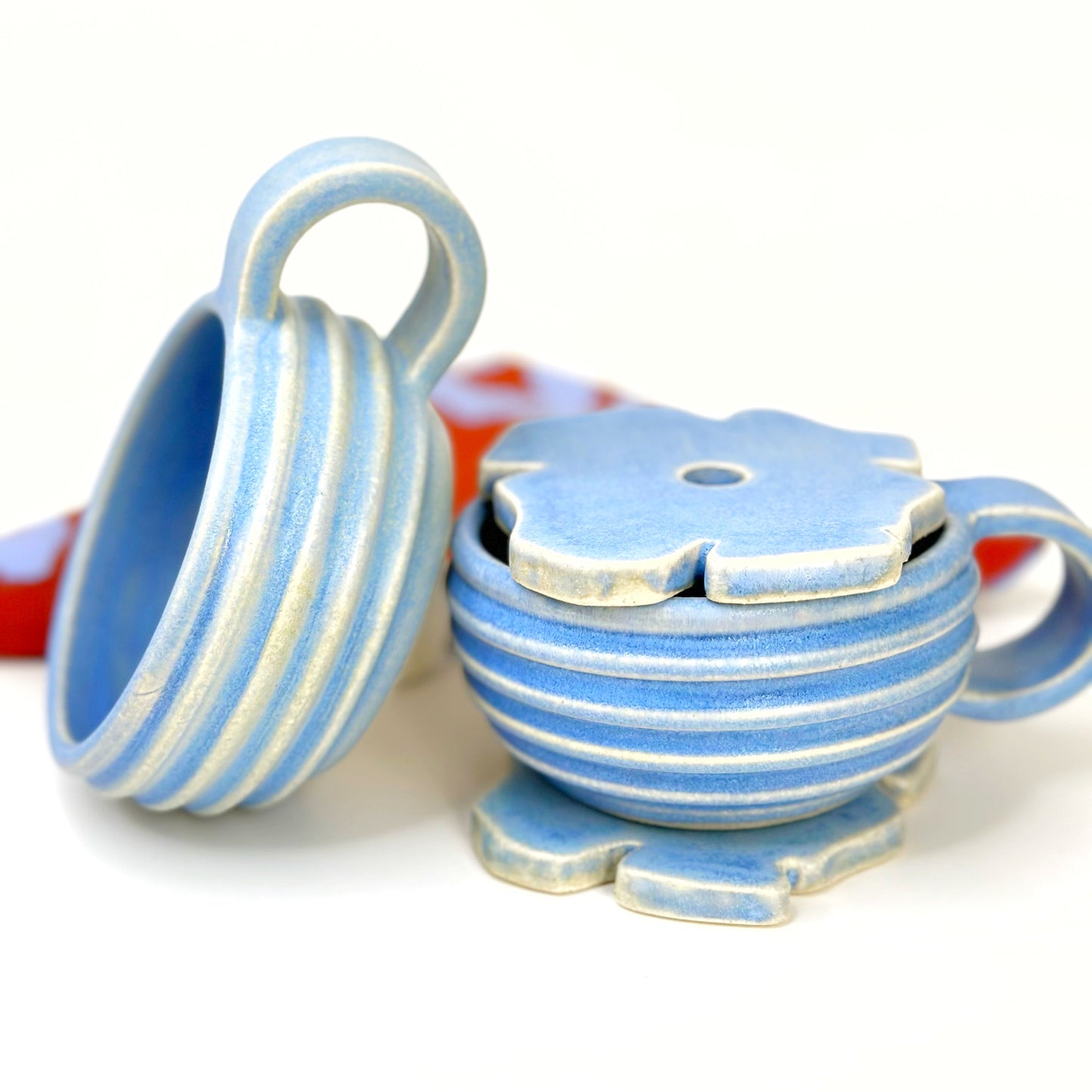 Mugs- Hancrafted Clay HUNNY BLU