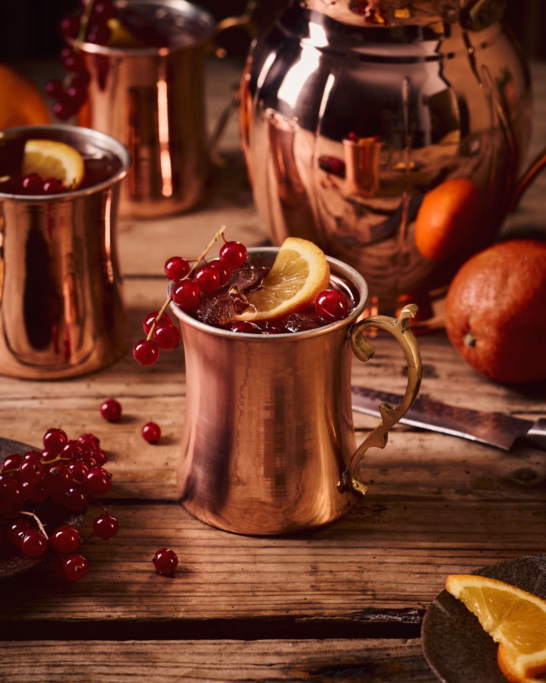 Copper Mill Kitchen- Vintage Inspired Cocktail Mugs (Set of 2 or 4)