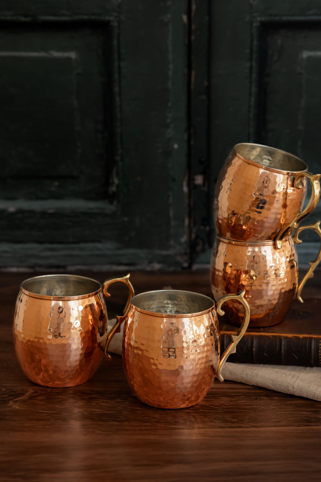 Copper Mill Kitchen- Vintage Inspired Moscow Mule Mugs (Set of 2 or 4)