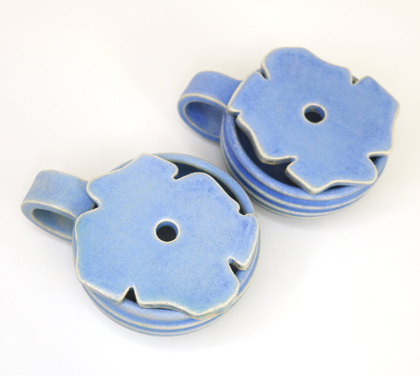 Mugs- Hancrafted Clay HUNNY BLU