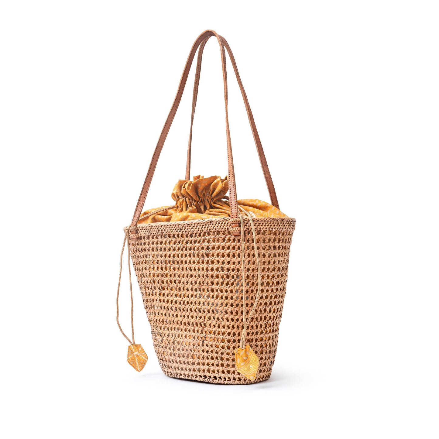 Tote- Rattan Mesh Tote Shopper