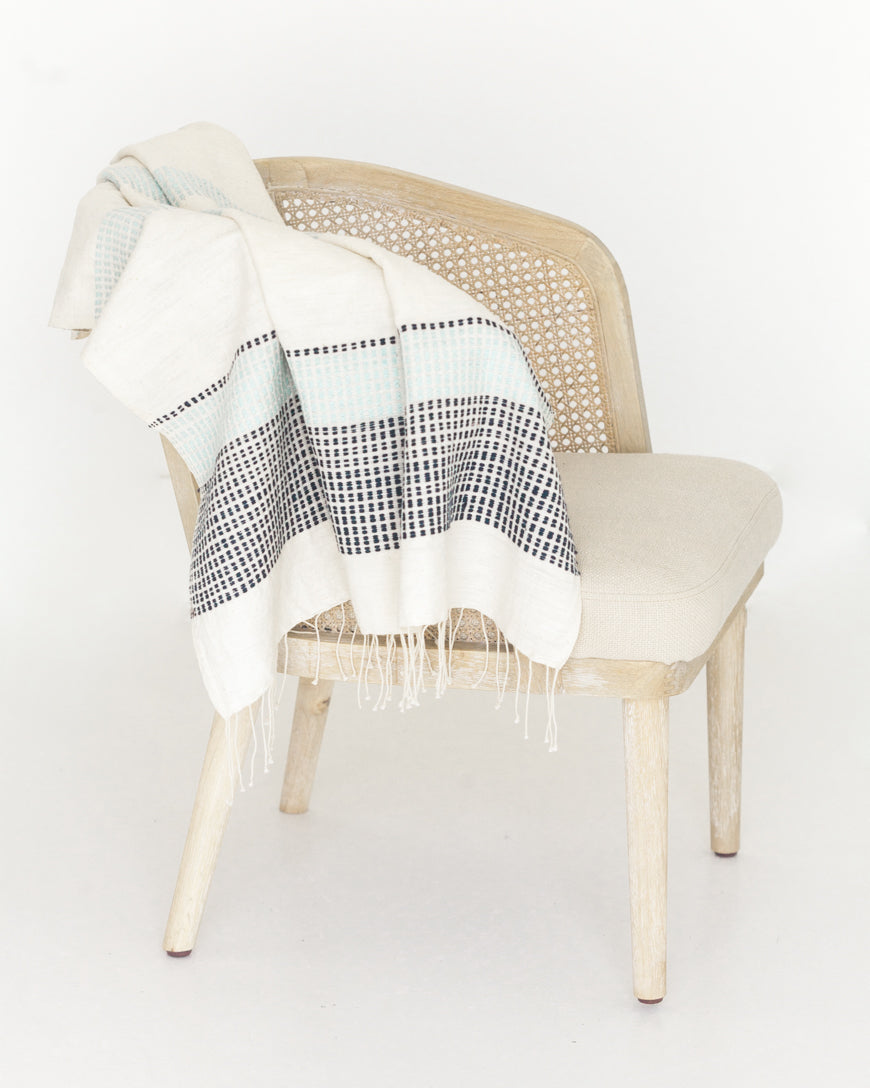 Throw Blanket- Camden Handwoven Cotton