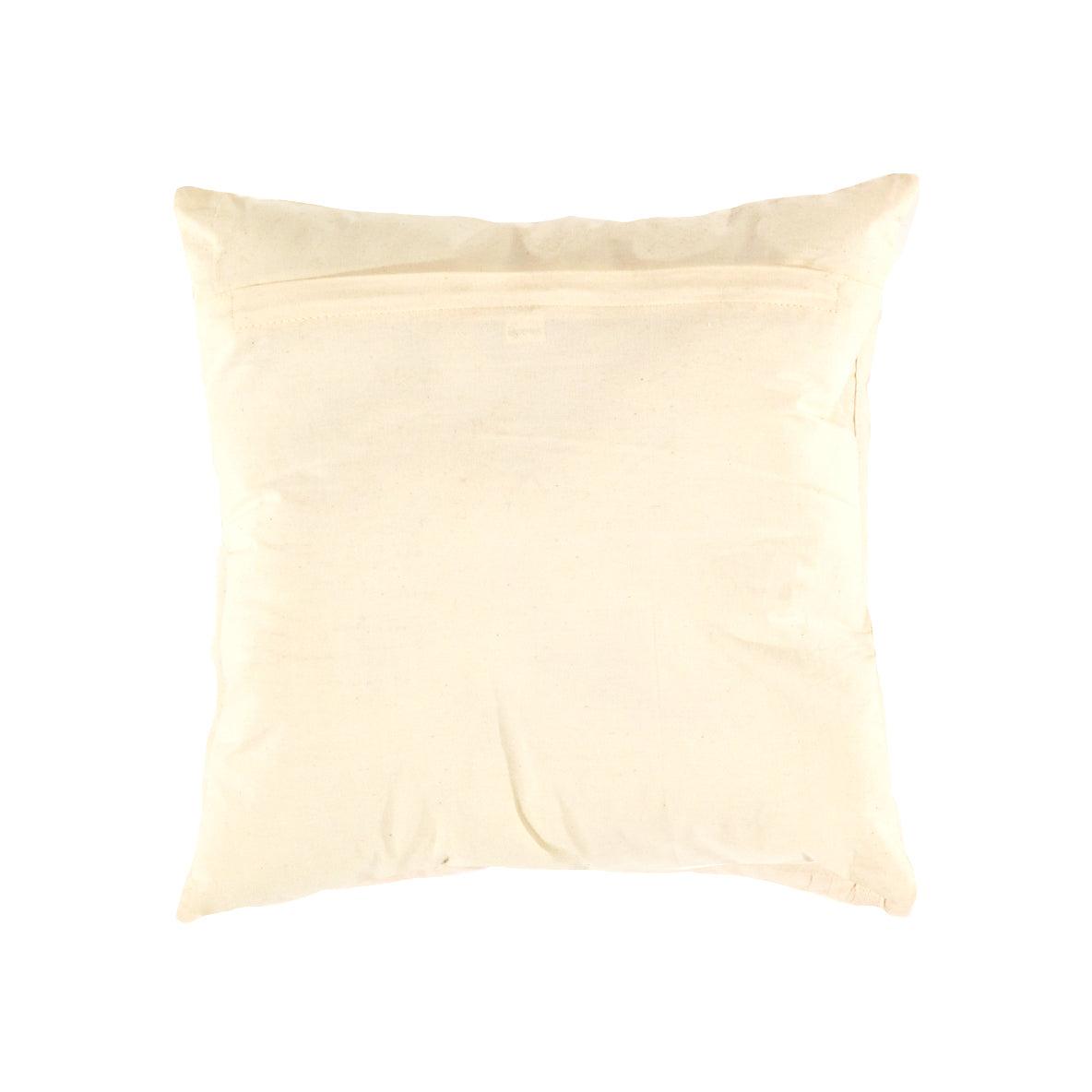 Throw Pillow-  Canvello Beige Pure Cotton Pillow -16"