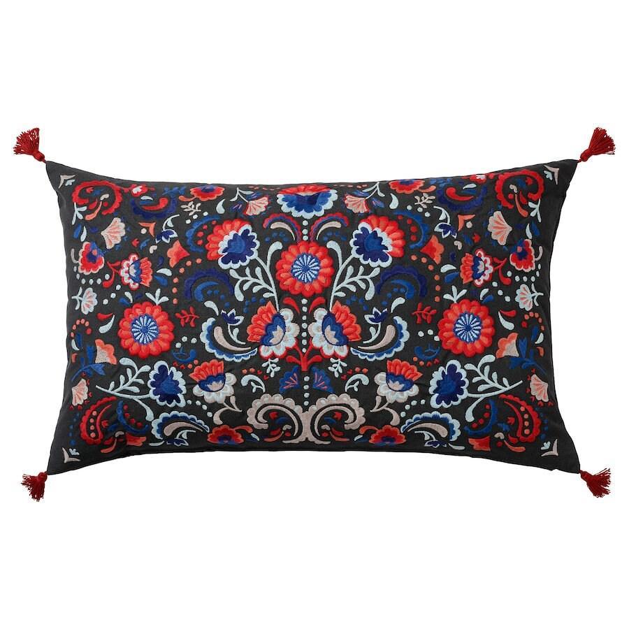Throw Pillows- Canvello Scandinavian Embroidered- 16x26