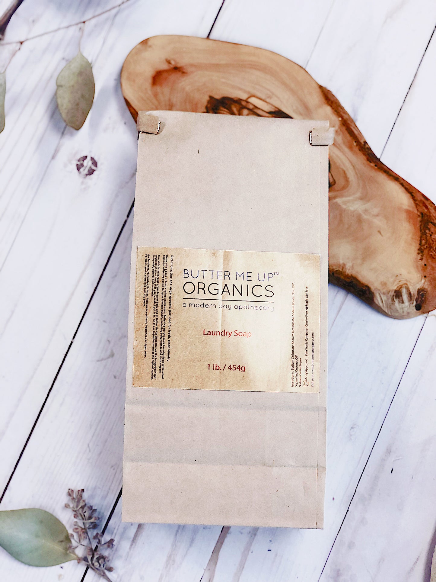 Butter Me Up Organics- Pure Laundry Soap