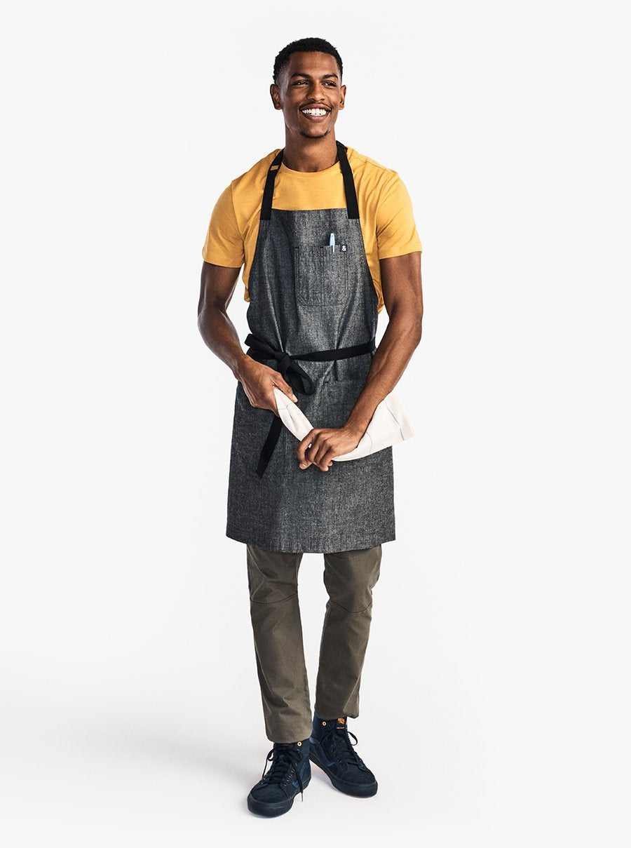 Apron- The Essential Apron - Peppercorn Grey