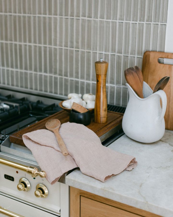 Tea Towel: Stone Washed Linen