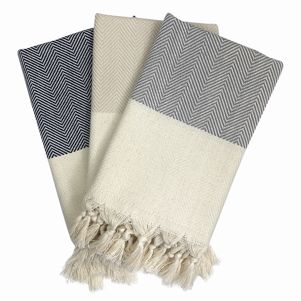 Hand Towel: Herringbone Turkish