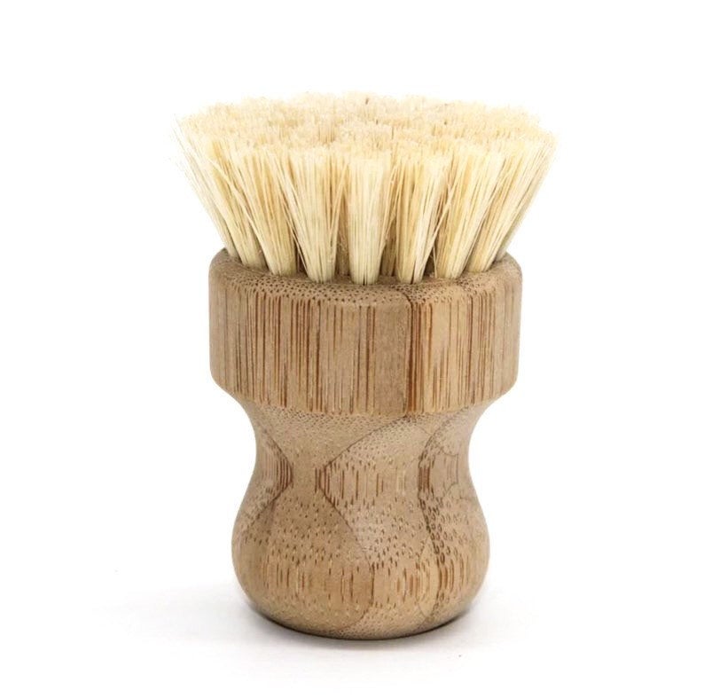 Bamboo Pot Brush with Sisal and Palm
