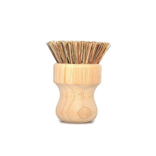 Bamboo Pot Brush with Sisal and Palm