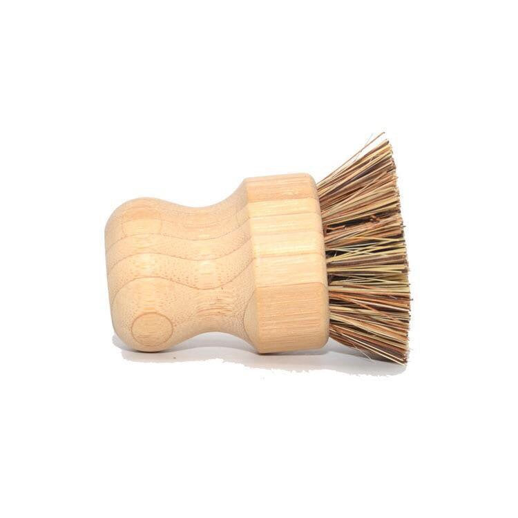 Bamboo Pot Brush with Sisal and Palm