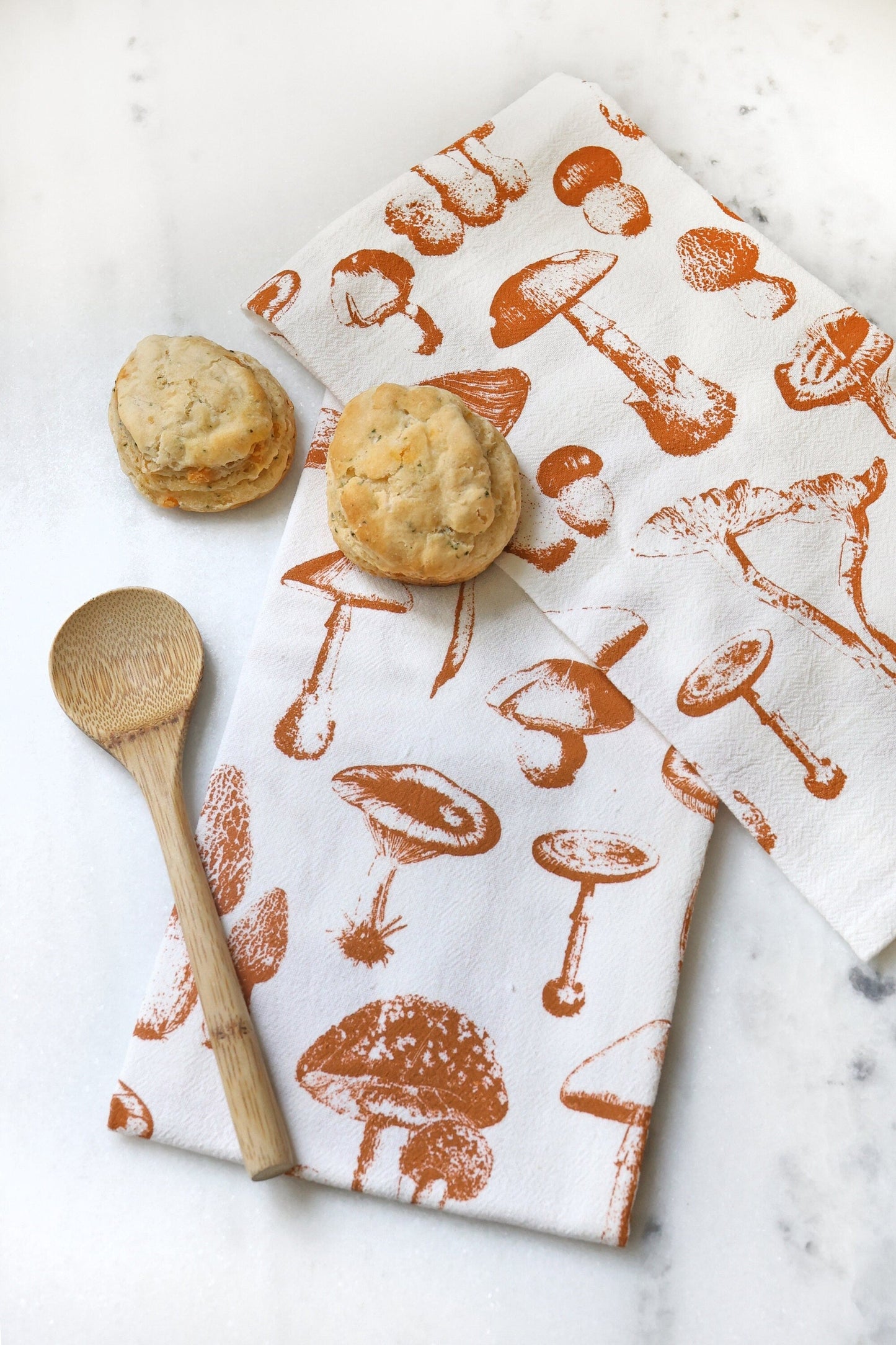 Tea Towel: Mushroom Pattern