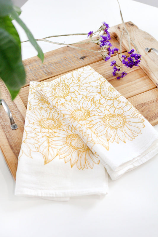Tea Towel: Sunflower Garden